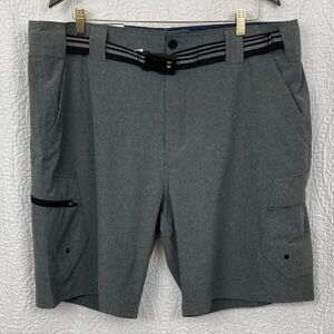 Denali Gray Men's Stretch Hybrid Cargo Shorts sz 40 NWT